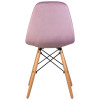 301-LMZL BENNET, цвет сиденья пудрово-сиреневый велюр (HLR-27), цвет основания светлый бук