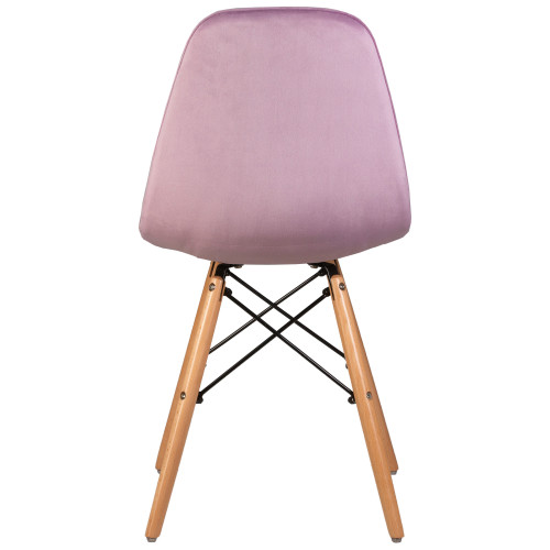 301-LMZL BENNET, цвет сиденья пудрово-сиреневый велюр (HLR-27), цвет основания светлый бук