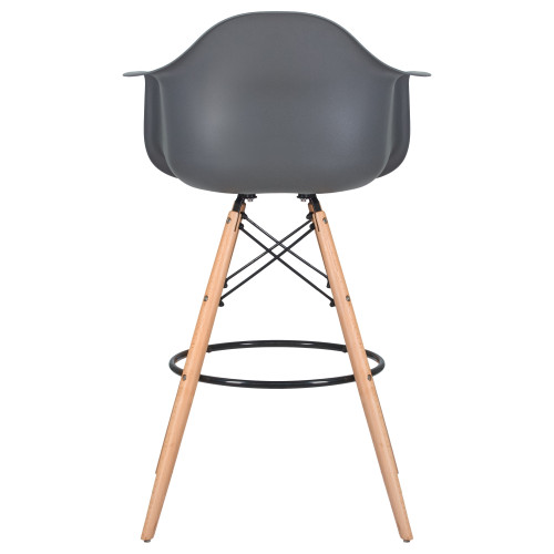 620MPP-LMZL DAW BAR, цвет сиденья серый, цвет основания светлый бук