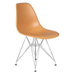 Стул обеденный DOBRIN DSR (ножки хром, цвет персиковый (NX-Y-06))