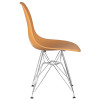 Стул обеденный DOBRIN DSR (ножки хром, цвет персиковый (NX-Y-06))