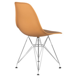 Стул обеденный DOBRIN DSR (ножки хром, цвет персиковый (NX-Y-06))
