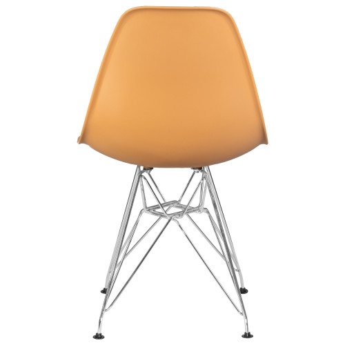 Стул обеденный DOBRIN DSR (ножки хром, цвет персиковый (NX-Y-06))