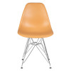 Стул обеденный DOBRIN DSR (ножки хром, цвет персиковый (NX-Y-06))