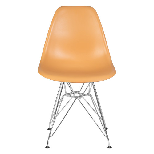 Стул обеденный DOBRIN DSR (ножки хром, цвет персиковый (NX-Y-06))