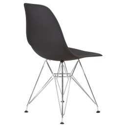 638APP-LMZL DSR, цвет сиденья тёмно-серый (GR-04), цвет основания хромированная сталь