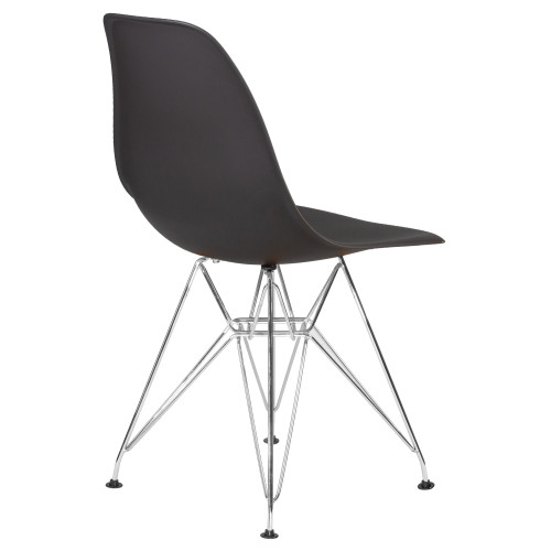 638APP-LMZL DSR, цвет сиденья тёмно-серый (GR-04), цвет основания хромированная сталь