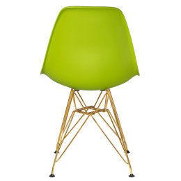 638APP-LMZL DSR, цвет сиденья салатовый (G-08), цвет основания золото