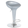 Стул барный DOBRIN BOMBA (серебряный металлик)