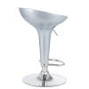 Стул барный DOBRIN BOMBA (серебряный металлик)