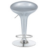 Стул барный DOBRIN BOMBA (серебряный металлик)