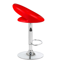 5001-LM MIRA, цвет сиденья красный, цвет основания хром