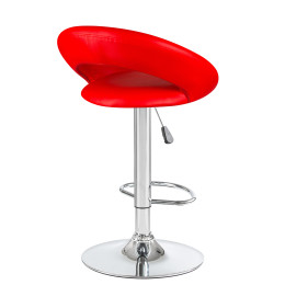 5001-LM MIRA, цвет сиденья красный, цвет основания хром