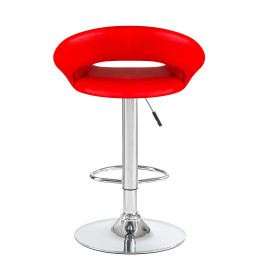 5001-LM MIRA, цвет сиденья красный, цвет основания хром