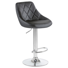 5007-LM LOGAN, цвет сиденья черный, цвет основания хром