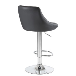 5007-LM LOGAN, цвет сиденья черный, цвет основания хром