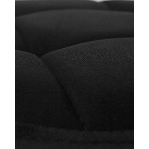 5008-LM BRUNO, цвет сиденья черный велюр (MJ9-101), цвет основания хром