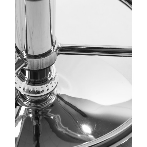 5008-LM BRUNO, цвет сиденья черный велюр (MJ9-101), цвет основания хром