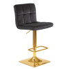 5016-LM GOLDIE, цвет сиденья черный (MJ9-101), цвет основания золото