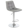 Стул барный DOBRIN TAILOR (серый велюр (MJ9-75))