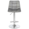 Стул барный DOBRIN TAILOR (серый велюр (MJ9-75))