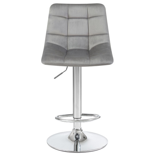 Стул барный DOBRIN TAILOR (серый велюр (MJ9-75))