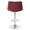5017-LM TAILOR, цвет сиденья винный (MJ9-35), цвет основания хром