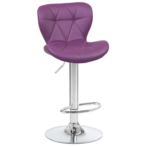 5022-LM BARNY, цвет сиденья фиолетовый, цвет основания хром
