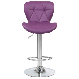 5022-LM BARNY, цвет сиденья фиолетовый, цвет основания хром