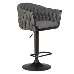 9690-LM LEON, цвет сиденья графитовый (LAR-275-21), цвет основания черный