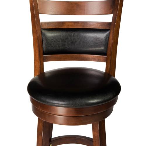 Стул полубарный DOBRIN BUDDY BAR (эспрессо, чёрный)