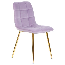 Стул обеденный DOBRIN ALEX (золотые ножки, фиолетовый велюр (V108-49))