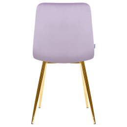 Стул обеденный DOBRIN ALEX (золотые ножки, фиолетовый велюр (V108-49))