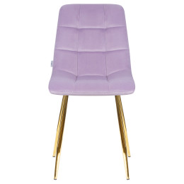 Стул обеденный DOBRIN ALEX (золотые ножки, фиолетовый велюр (V108-49))