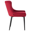 Стул обеденный DOBRIN RICHARD (черные матовые ножки, бордовый велюр (V108-85))