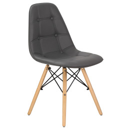 301-LMZL BENNET, цвет сиденья серый, цвет основания светлый бук