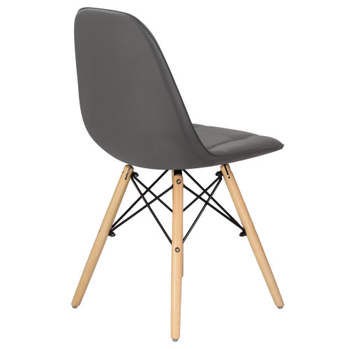 301-LMZL BENNET, цвет сиденья серый, цвет основания светлый бук