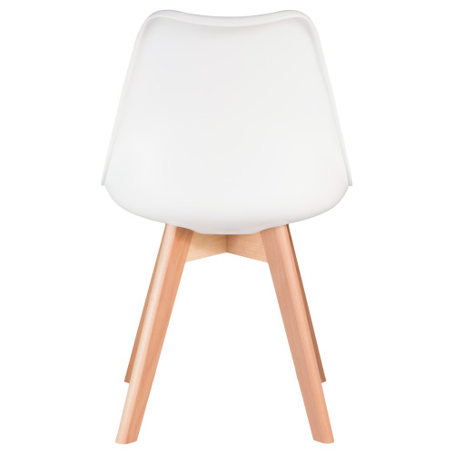 635PP-LMZL JERRY SOFT, цвет сиденья белый (W-02), цвет основания светлый бук