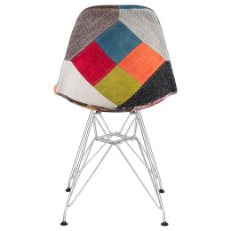 638APP-LMZL DSR, цвет сиденья мозаика, цвет основания хромированная сталь