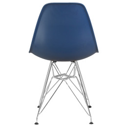 638APP-LMZL DSR, цвет сиденья тёмно-синий (BE-12), цвет основания хромированная сталь