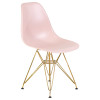 638APP-LMZL DSR, цвет сиденья светло-розовый (PK-02), цвет основания золото