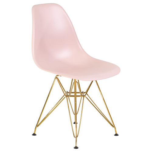 638APP-LMZL DSR, цвет сиденья светло-розовый (PK-02), цвет основания золото