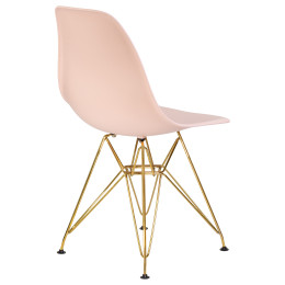 638APP-LMZL DSR, цвет сиденья светло-розовый (PK-02), цвет основания золото