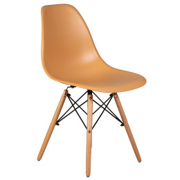 Стул обеденный DOBRIN DSW (ножки светлый бук, цвет персиковый (NX-Y-06))