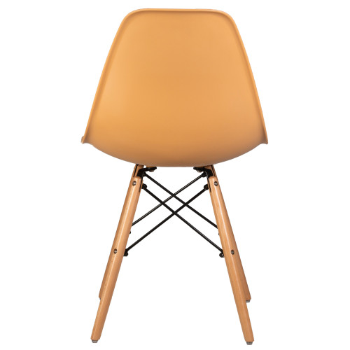 Стул обеденный DOBRIN DSW (ножки светлый бук, цвет персиковый (NX-Y-06))