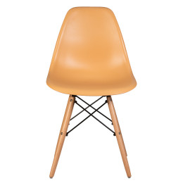 Стул обеденный DOBRIN DSW (ножки светлый бук, цвет персиковый (NX-Y-06))
