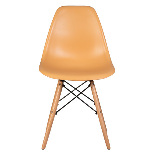 Стул обеденный DOBRIN DSW (ножки светлый бук, цвет персиковый (NX-Y-06))