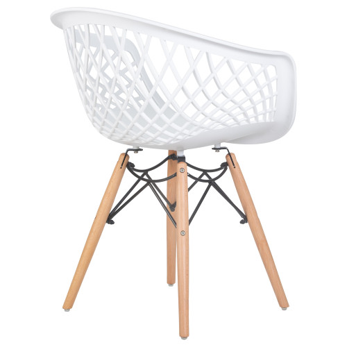 670HPP-LMZL SAMWELL, цвет сиденья белый (W-02), цвет основания светлый бук