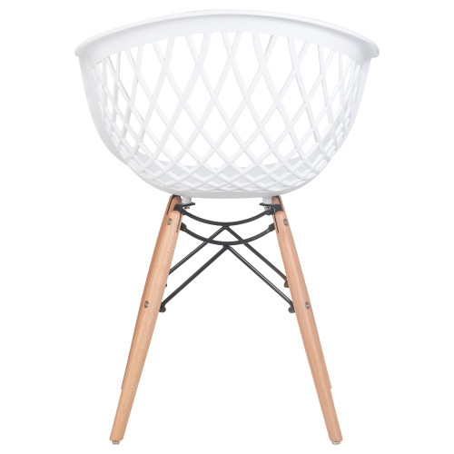 670HPP-LMZL SAMWELL, цвет сиденья белый (W-02), цвет основания светлый бук