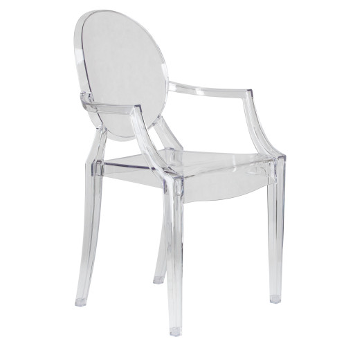 Стул обеденный DOBRIN LOUIS GHOST (цвет прозрачный)